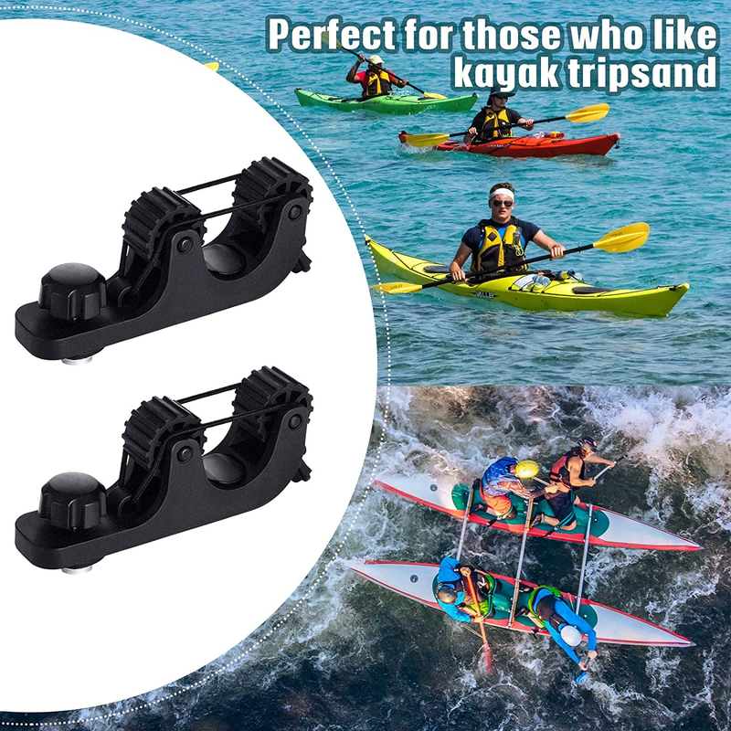 2 Pcs Kayak Paddle Holder Kayak Track Mount Accessories Kayak Oar Holder Standar