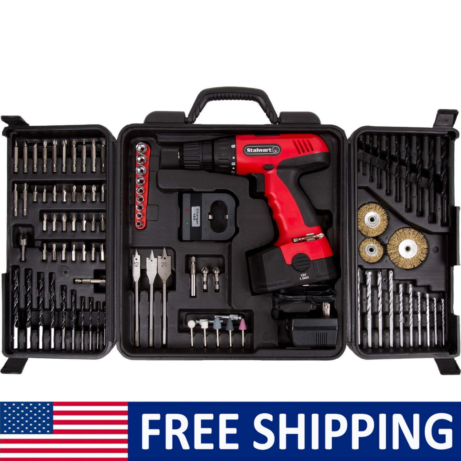 Set Ni-cd Battery W/tool Box 16+1 Torque Settings 89-piece