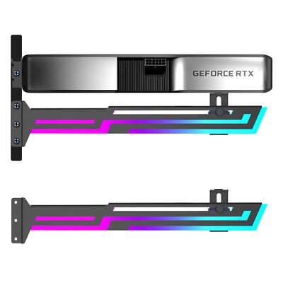 ARGB GPU Support Bracket, GPU Brace Support, 5V 3Pin addressable GPU Holder, ...