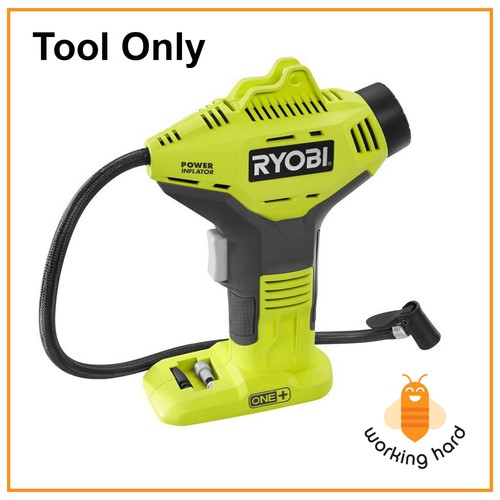 Portable Air Compressor Ryobi 18 Volt Cordless Car Bike Tire Power Inflator Pump