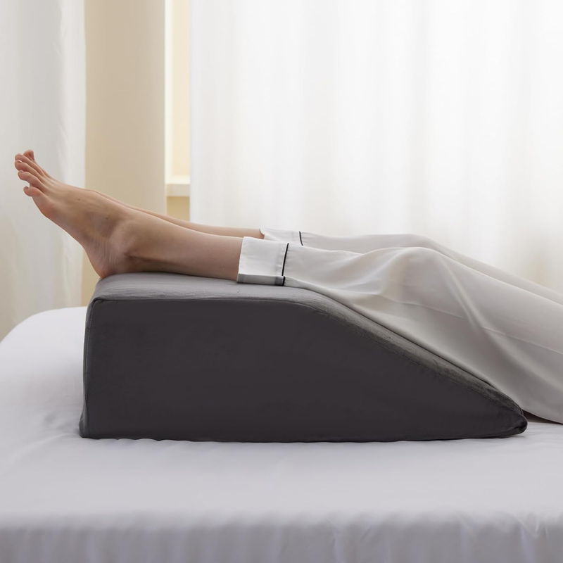 Cooling Gel Memory Foam Top Wedge Pillow