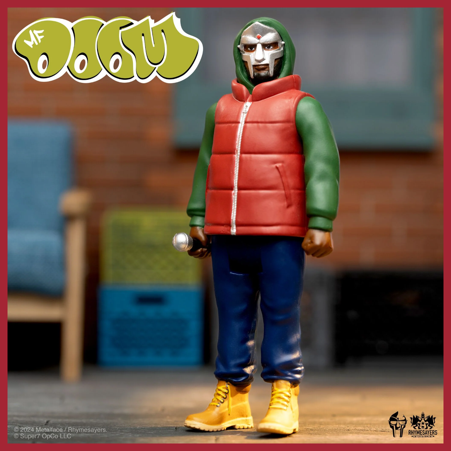 MF DOOM Mm..Food Super7 ReAction Figures Wave 2 Cereal Box MF DOOM Mm..Food Super7 ReAction Figures Wave 2 Cereal Box