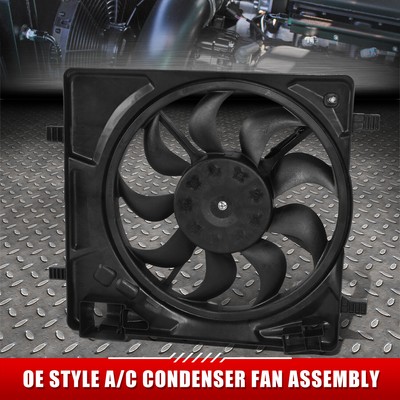 Для 13-15 Chevy Spark 1.2L L4 4-цилиндровый Вентилятор охлаждения конденсатора кондиционера в стиле OE в сборе