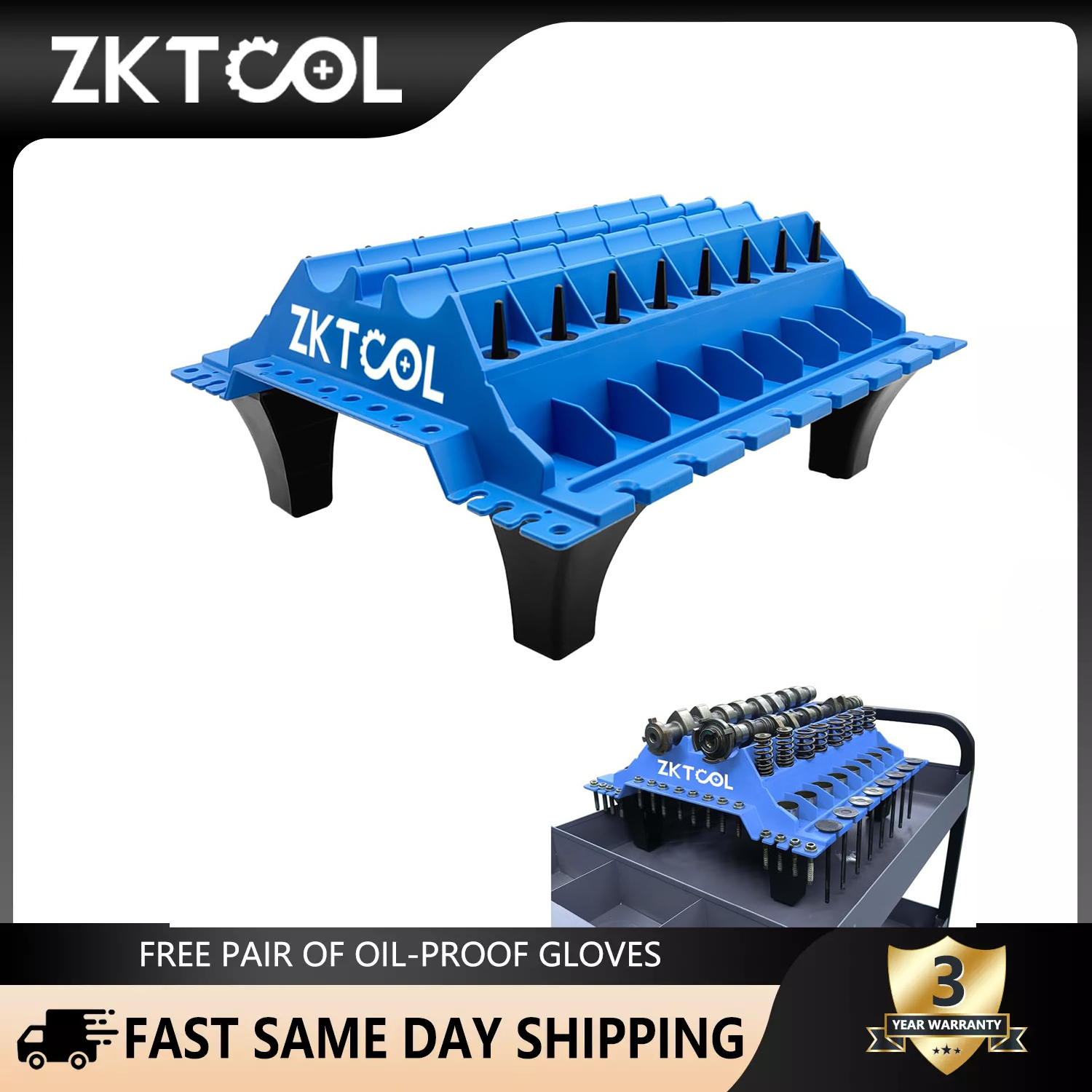 HEAD - あお専用 ZKTOOL Engine Cylinder Head Component Repairing Organiser