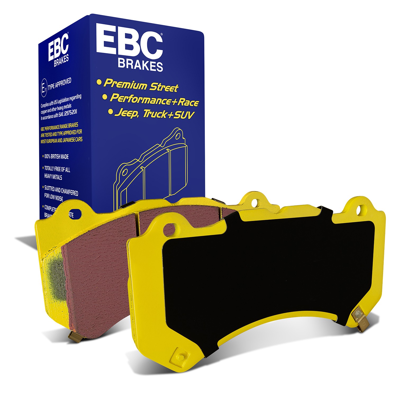 EBC Bremsbeläge vorne Yellowstuff Chevrolet Camaro Dodge Charger Jeep DP41853R