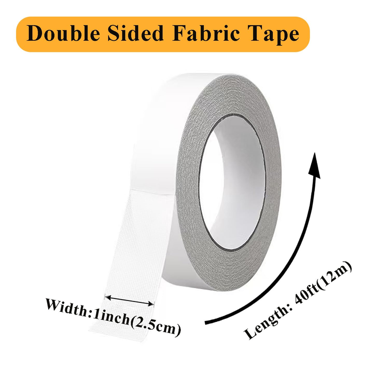 Hem Tape for Pants, 1In X 40FT Double Sided Tape Heavy Duty, Stitch Witchery Hem