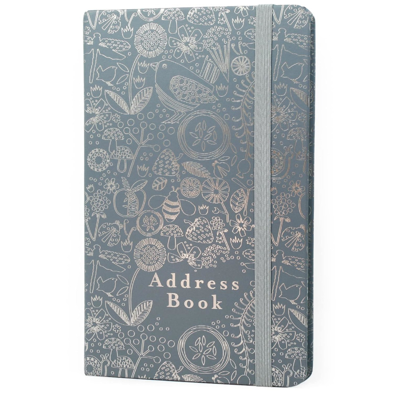 Boxclever Press Small Address Book With Over 400 Spaces. Hardcover Address Books