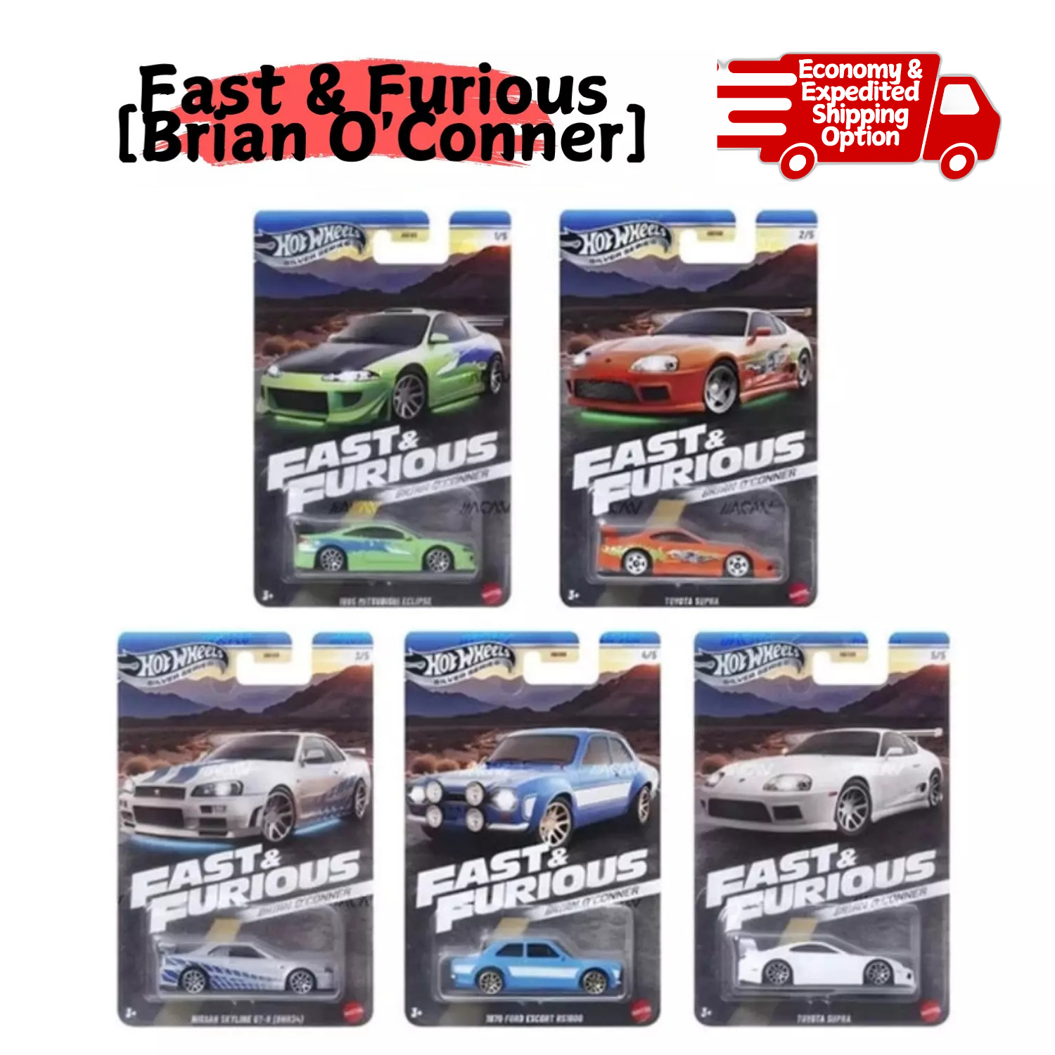 2025 Hot Wheels - Fast & furious Car Series [Brian O.Conner] | eBay