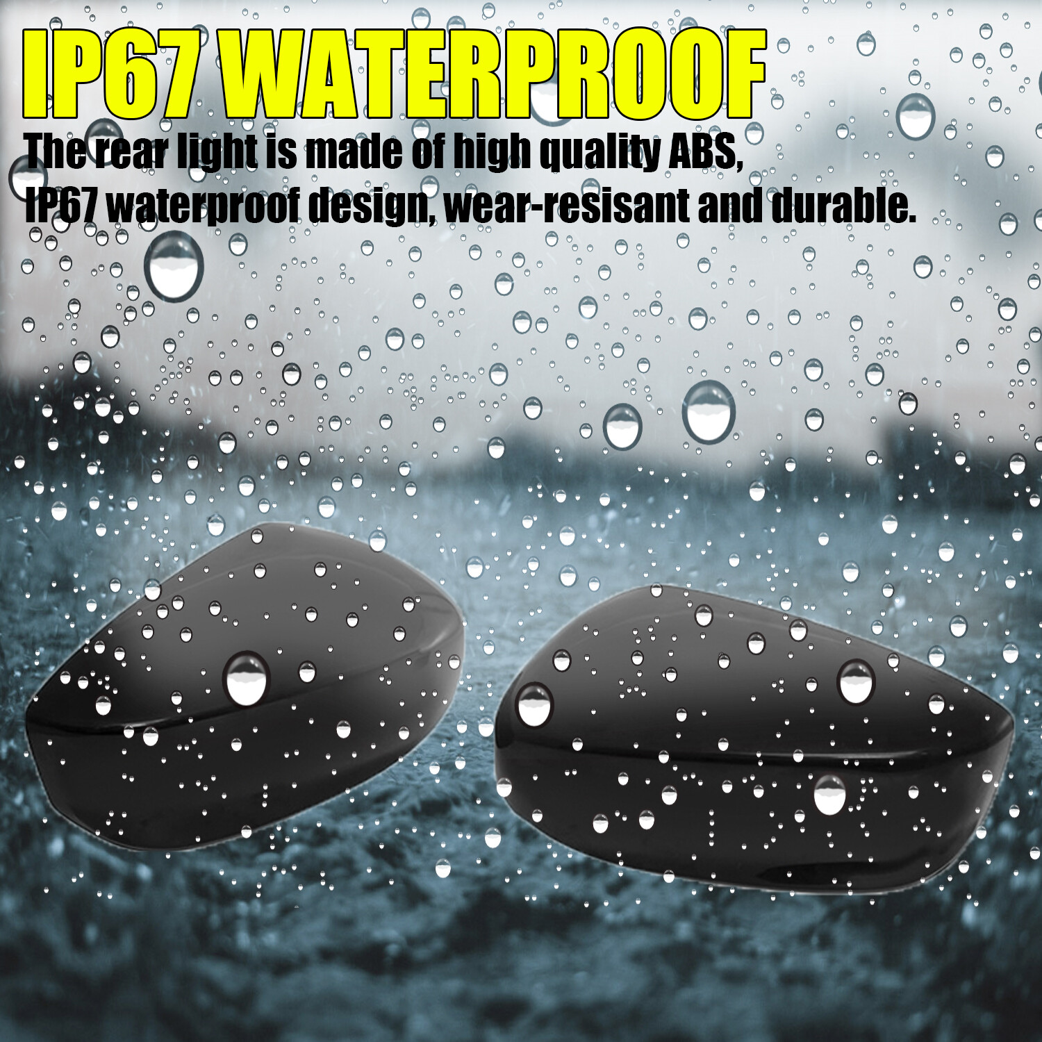 1Pair For Honda Accord 2008-2012 Pair Door Side Rearview Mirror Cover Cap Trim .