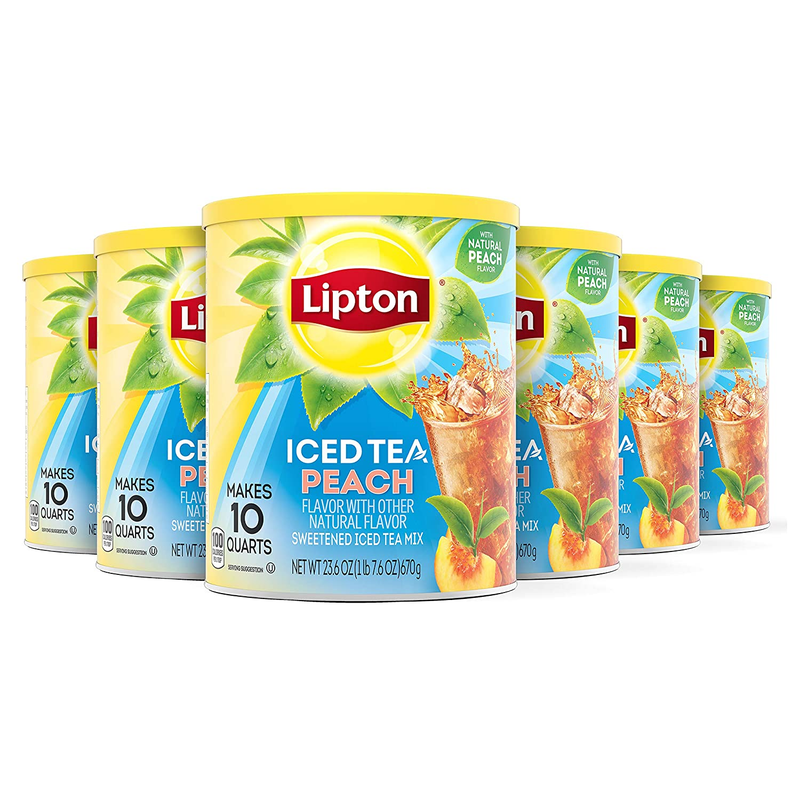 Mix, Peach, Makes 10 Quarts (pack Of 6)