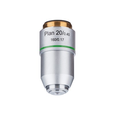 AmScope 20X Plan Achromatic Compound Microscope Objective Lens
