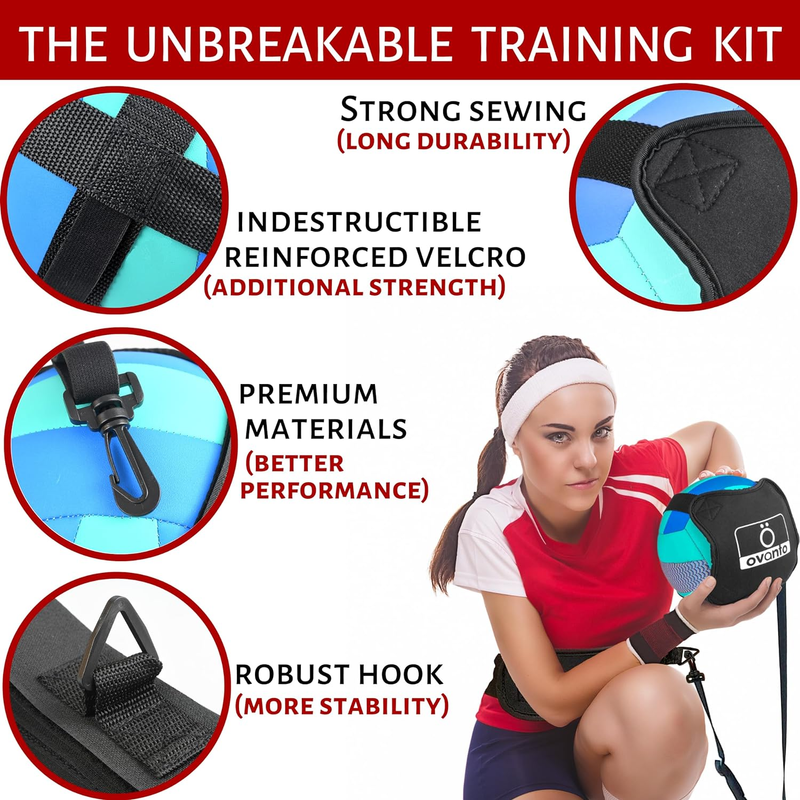 Volleyball Training Equipment Aid – Solo Volleyball Equipment in 4 Styles