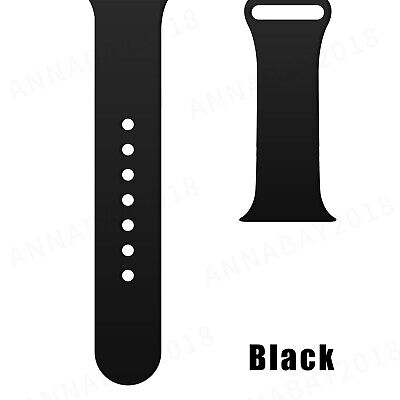 For Apple Watch Silicone Band Strap 1/2/3/4/5/6/7/SE Sports 38/40/41/42/44/45mm