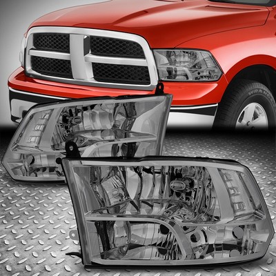 Для 09-12 Dodge Ram 1500 2500 3500 Дымчатые линзы Прозрачные Угловые фары