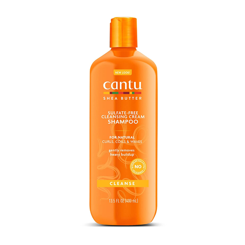 Cantu Sulfate-Free Cleansing Cream Shampoo with Shea Butter for Natural Hair 13.