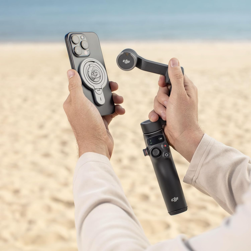 OM Magnetic Quick-Release Mount, Compatibility: Osmo Mobile 7P, Osmo Mobile 7, O