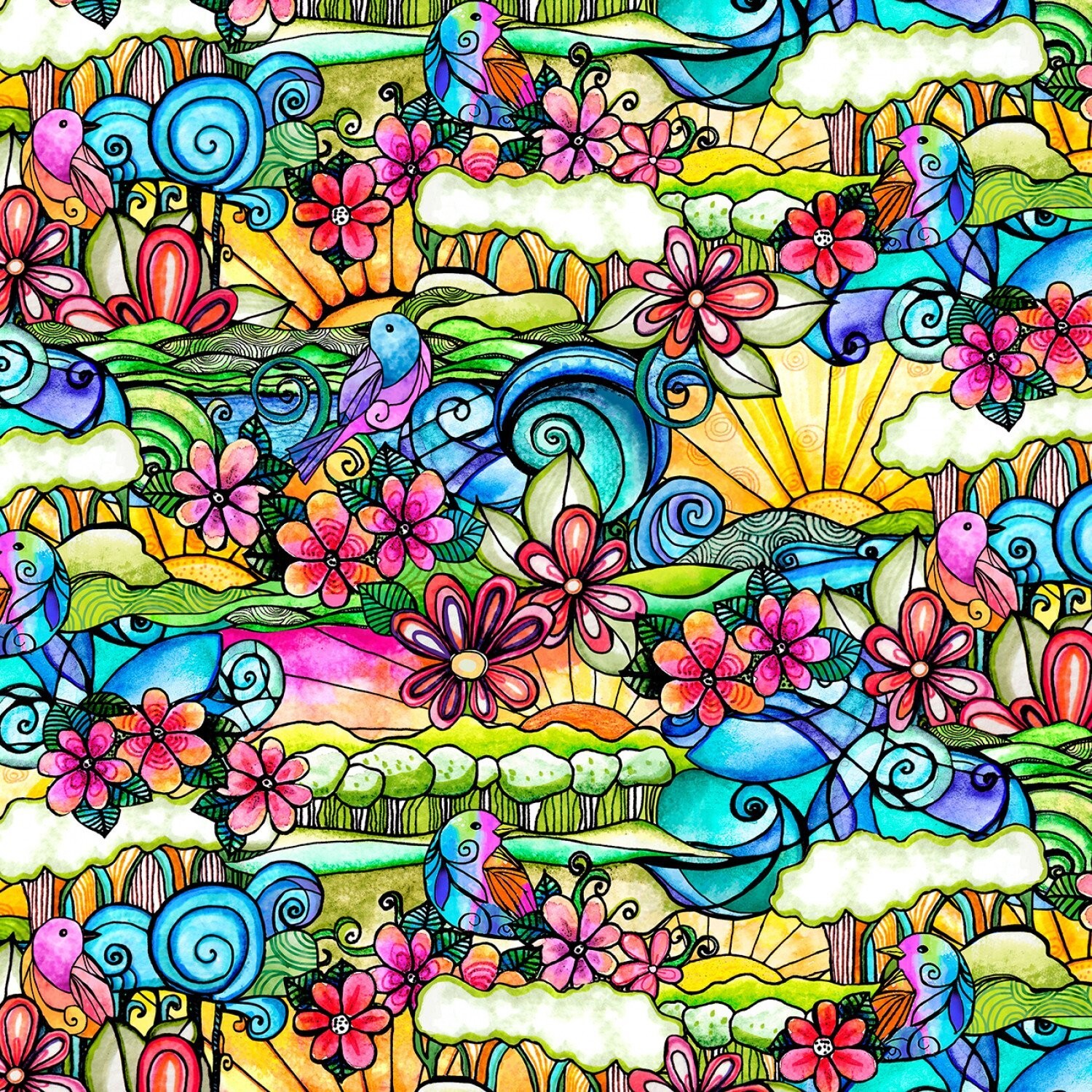 Flowers bloom,Birds tweet,Wind blows&Mo… Mod Mademoiselle | Blooms Today