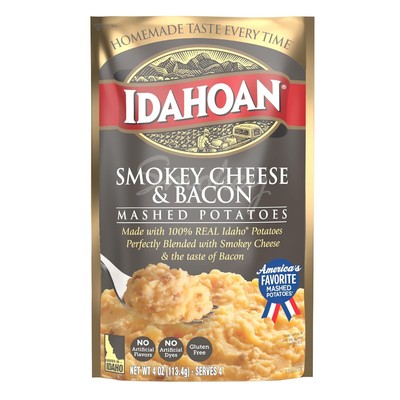 (Pk of 12) Idahoan Mashed Potatoes,Applewood Smoked Bacon,4 Ounce .Select Types