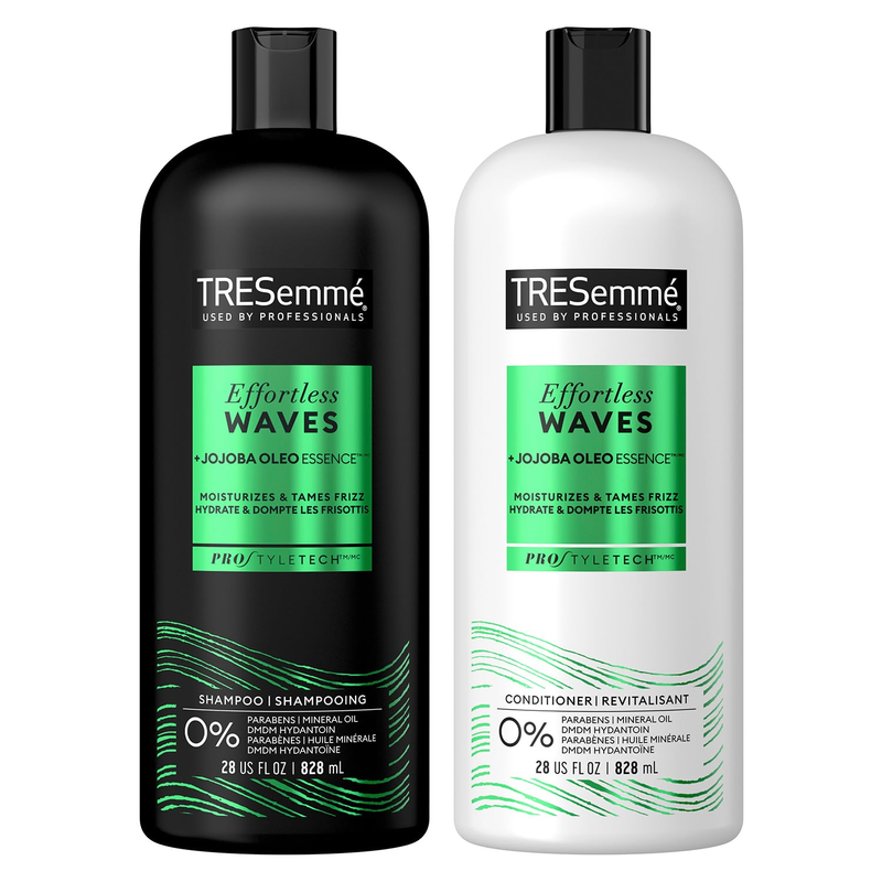 Tresemme Shampoo and Conditioner Set - Effortless Waves, Curly Hair Products for