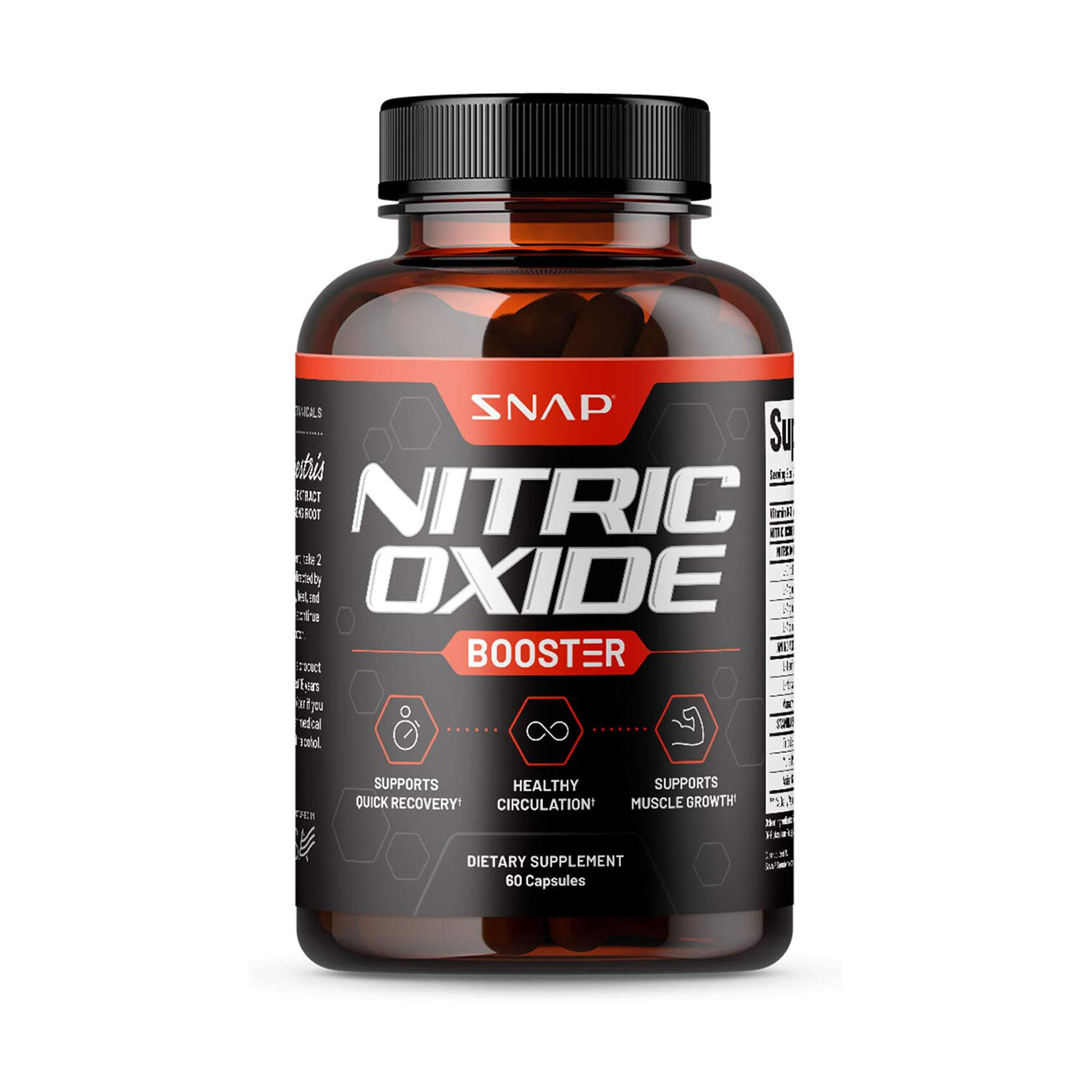 Nitric Oxide Booster - L-Arginine, L-Citrulline 1500mg + Prostate Health Bundle 