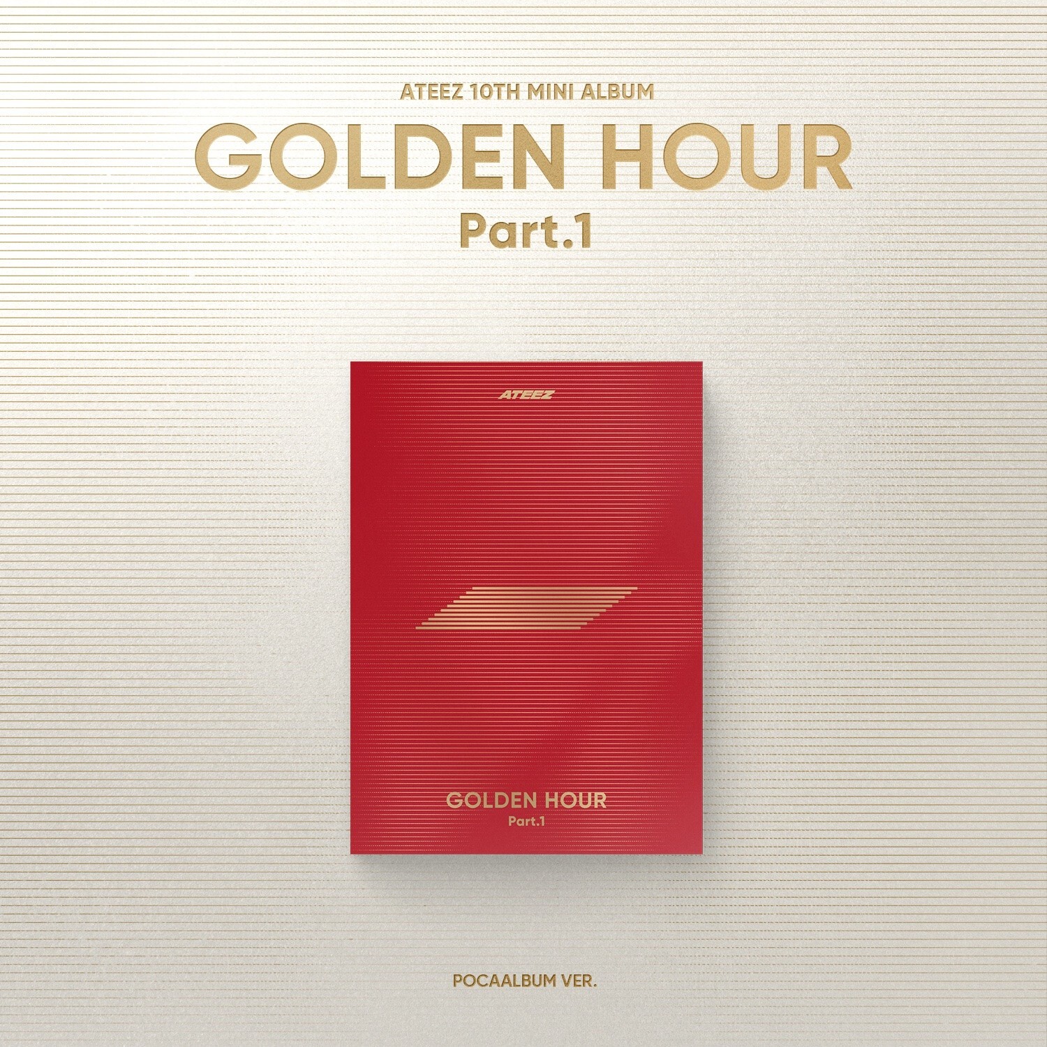 ATEEZ - ATEEZ 予約 購入 トレカ toktoq GOLDEN HOUR poca ATEEZ 12th Mini Album GOLDEN HOUR : Part.3 POCA Ver. QR Card