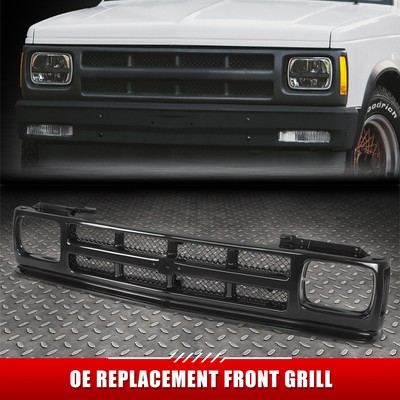 Для пикапа Chevy S10 Blazer в стиле OE 91-94 Черная передняя решетка радиатора с эмблемой