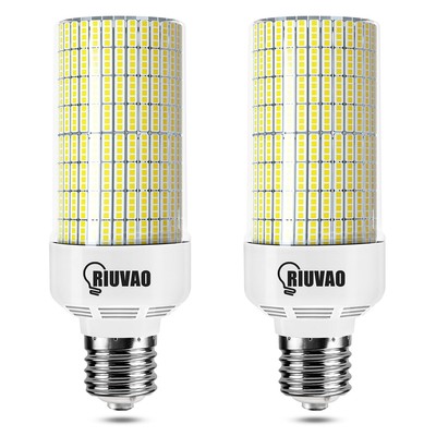 120W LED Corn Light Bulb 5000K Daylight 18000 Lumens Super Bright with Fan Ra...