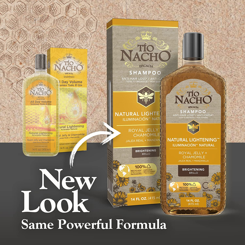 Tio Nacho Natural Lightening Shampoo with Royal Jelly and Chamomile 14 oz