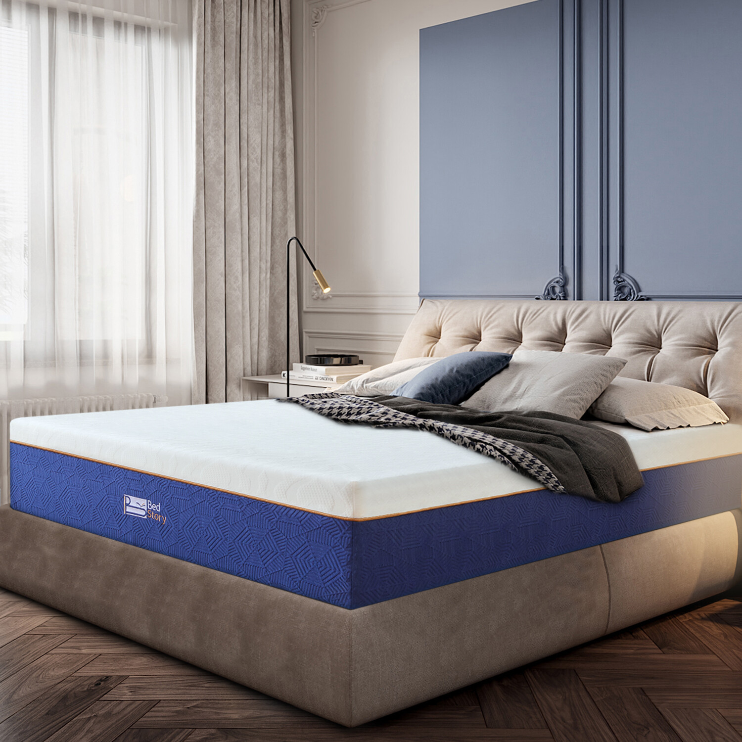 5 Inch Twin Size Gel Memory Foam Mattress With CertiPUR-US Bed Mattress In Box