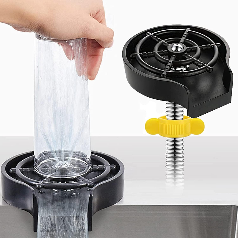 CREATIVE KITCHEN(CK) Glass Rinser| Baby Bottle Cleaner| Cup Washer for Sink|Kitc