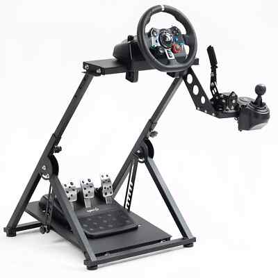 Hottoby Steering Racing Wheel Stand Sim Cockpit Foldable Fit Logitech G920 G923