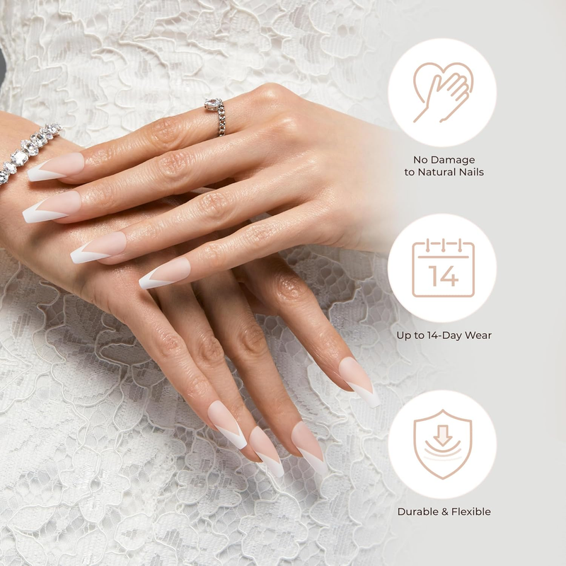 Classy Ready-To-Wear False Nails - Dashing - 28 Nails