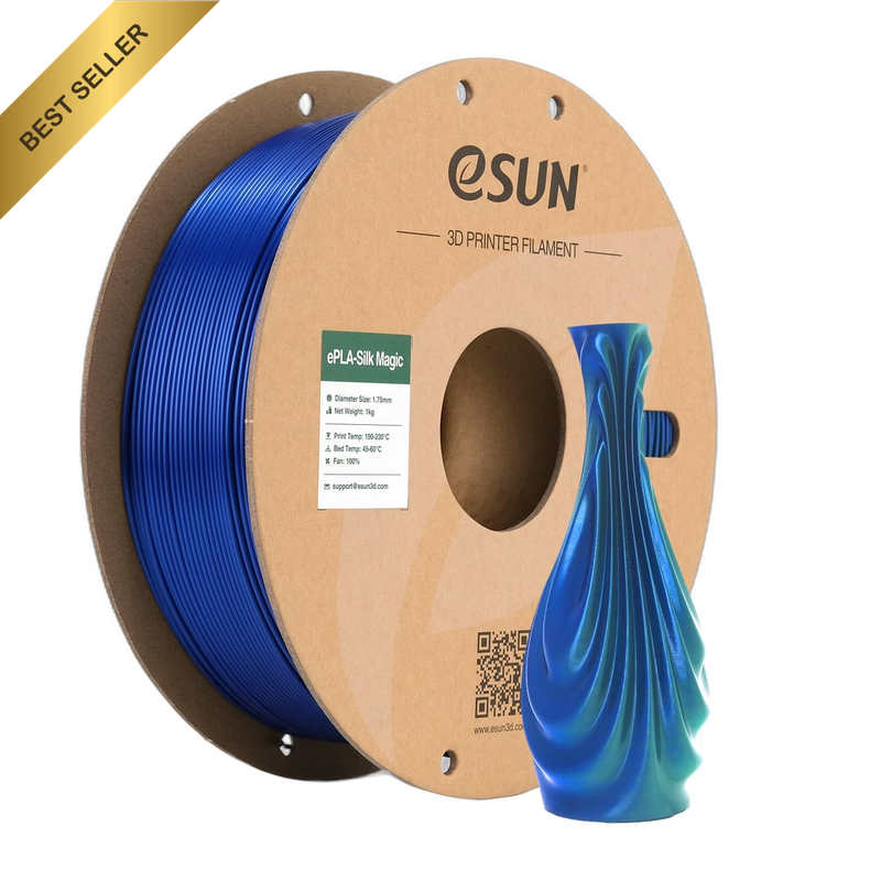 Silk Magic PLA Filament 1.75Mm, Silky Bicolor 3D Printer Filament PLA, Dimension