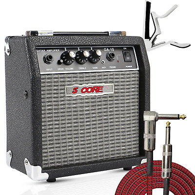 5 Core Electric Guitar Amplifier 10 Watt Amp Built in Speaker