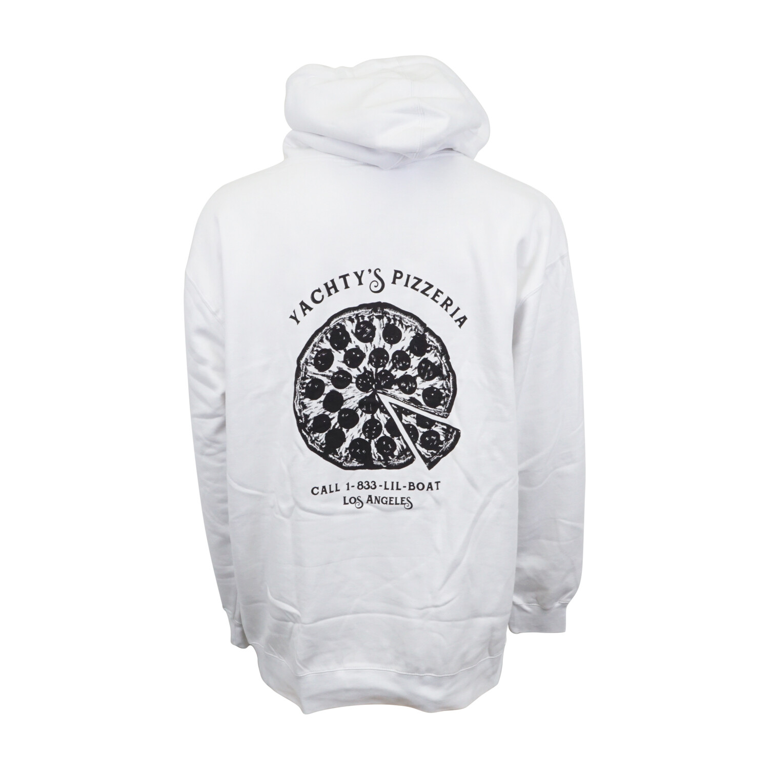 

LIL YACHTYS PIZZERIA МУЖСКАЯ ХУДИ БЕЛАЯ, Белый