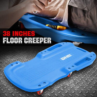 38 Синих подвижных низкопрофильных машин для ремонта гаражных механизмов с 6 роликами