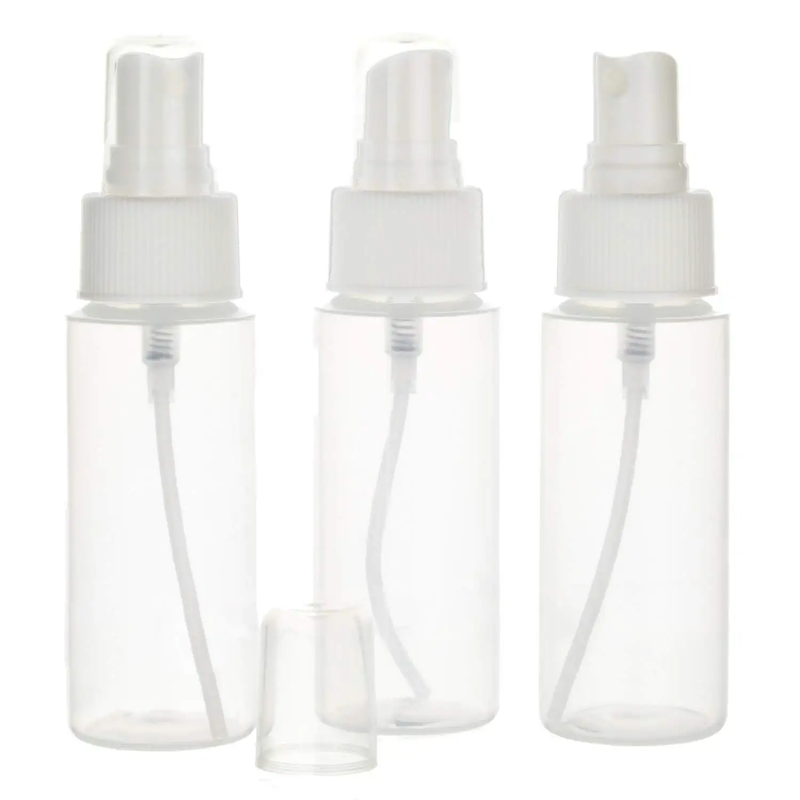- Set Of 3 - Empty Bottles With Pump Spray