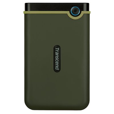 Transcend 2TB StoreJet 25M3 USB 3.0 Slim External Portable Hard Drive, Green  