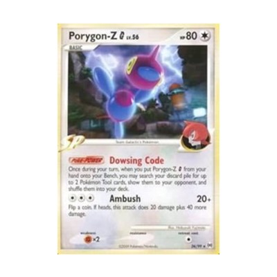 Pokemon Arceus Porygon-Z G (R) #26 (Reverse Holo) EX