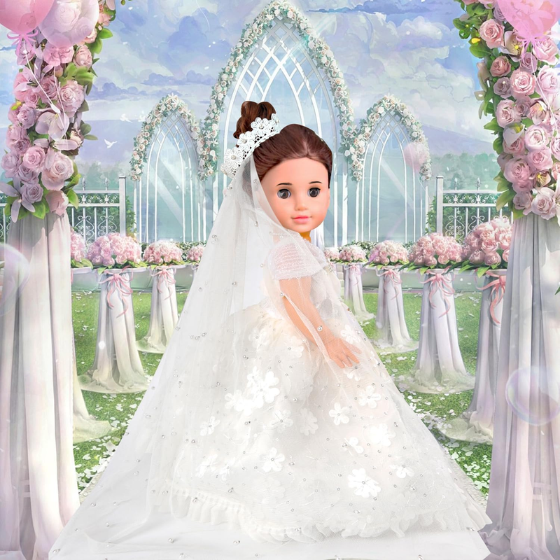 Accessories Outfits Include Bride White Wedding Dress Gown
