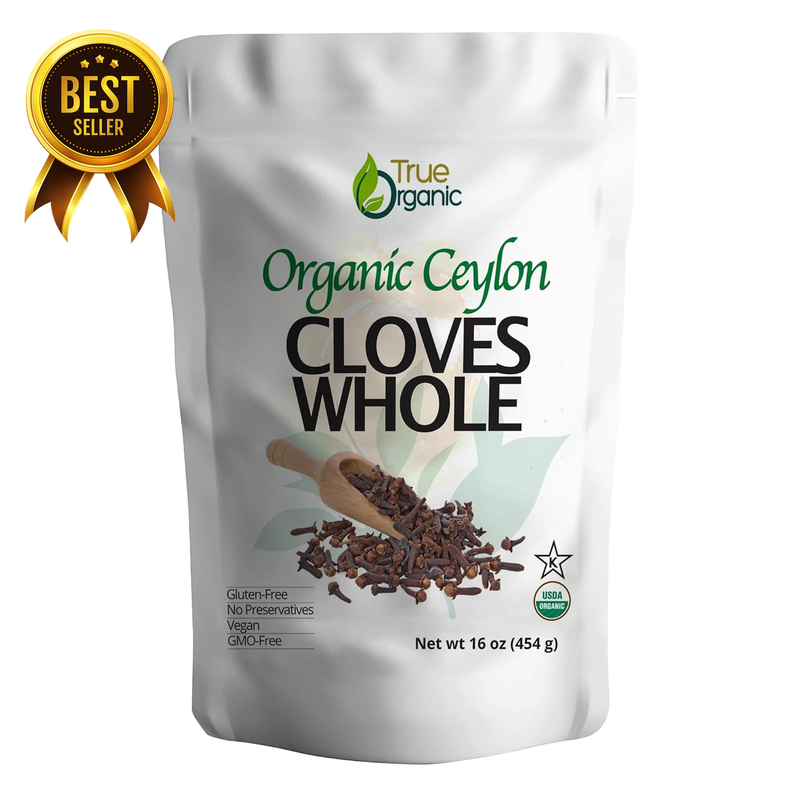 Organic Whole Ceylon Cloves 1 lb Bulk Premium Grade Kosher Spice
