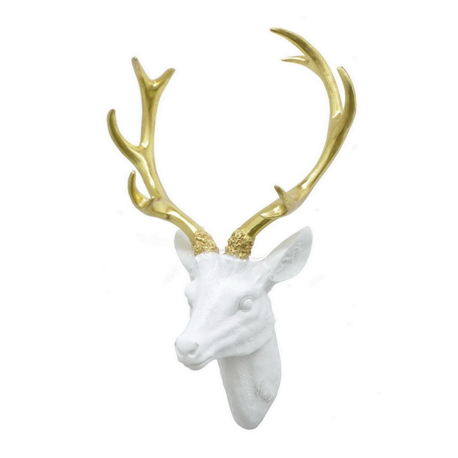 Three Hands Resin Deer Head Wall Decor 726674355863 Ebay