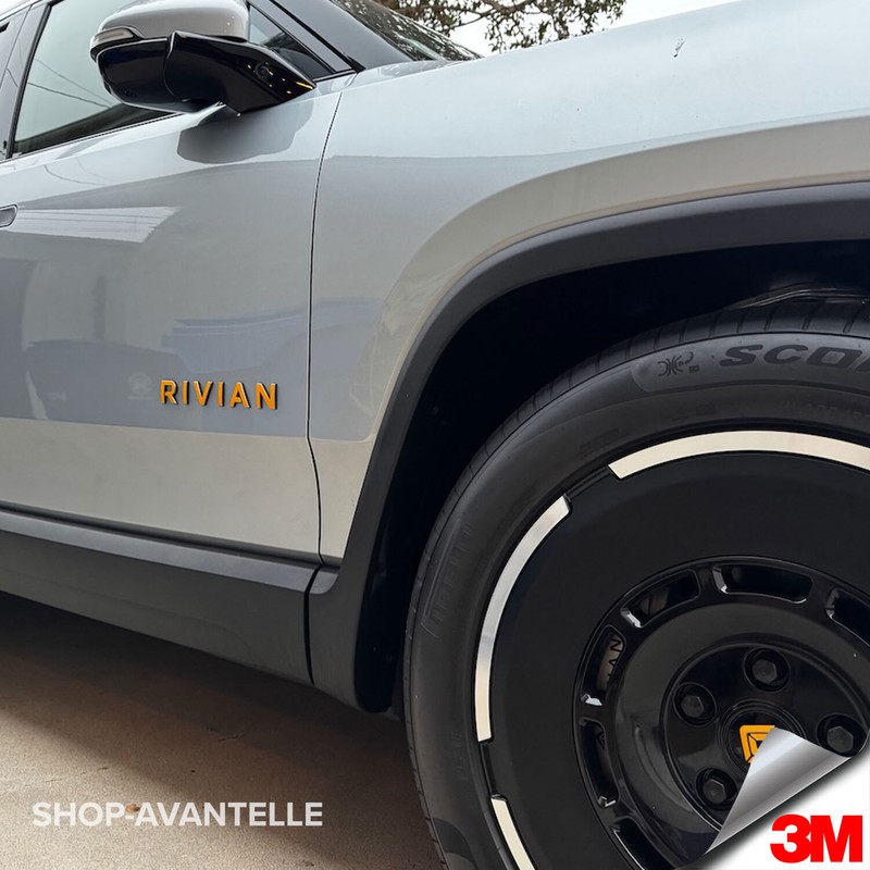 Rivian R1S/R1T Side Lettering Decal - 3M Vinyl (2 Pack)