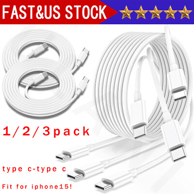 For iPhone 15 Pro Max 15 Plus USB-C Cable Fast Charger Type C Charging Data Cord