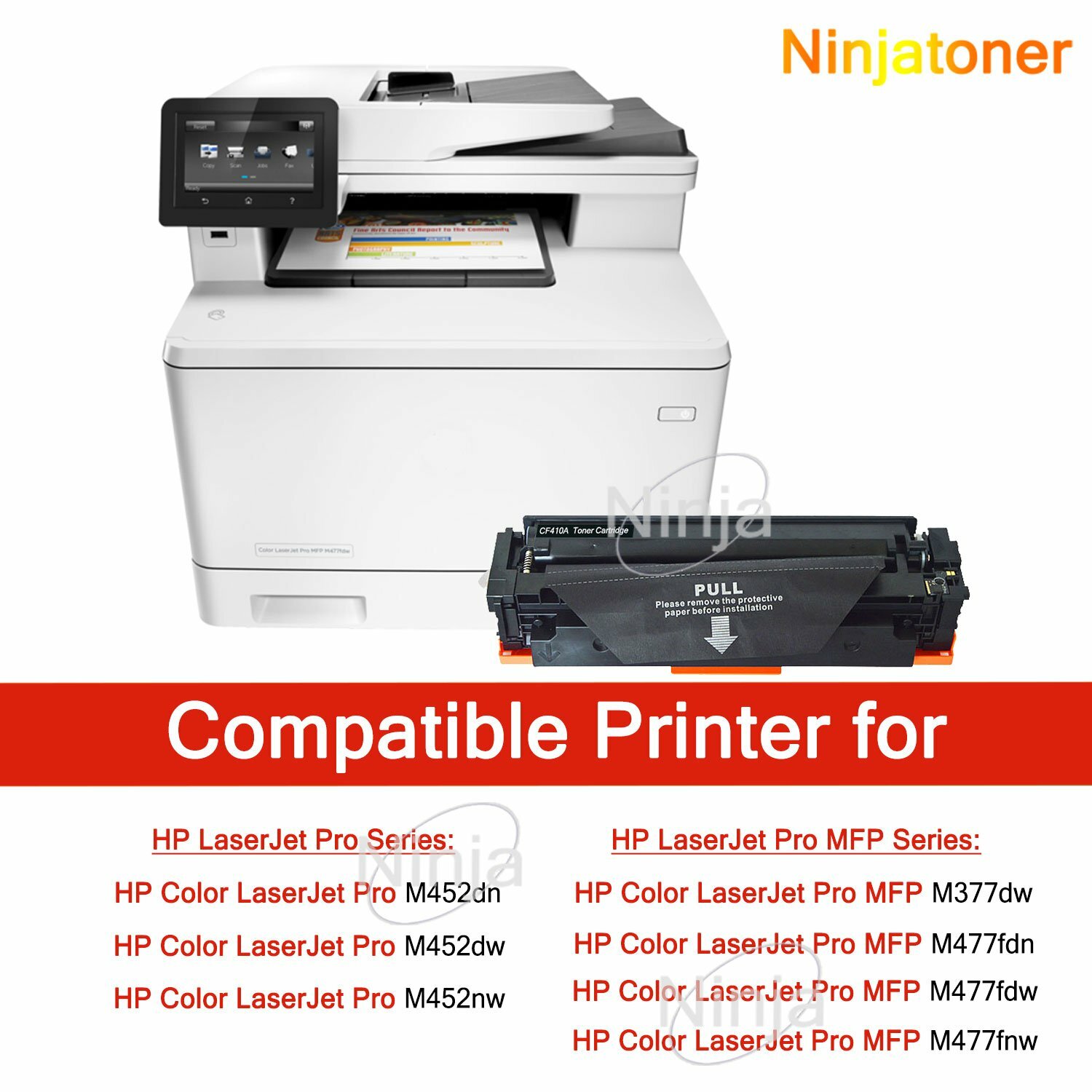 Тонер 4P For HP LaserJet Pro M452dn 