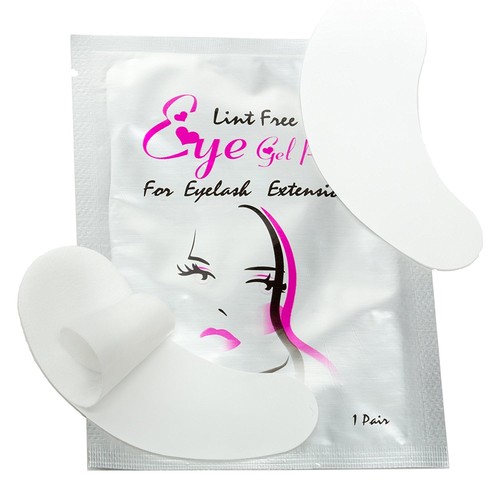 200 Paar Augenpads Wimpernverlängerung Augen Gel Pads Hydrogel Eyepads fußelfrei