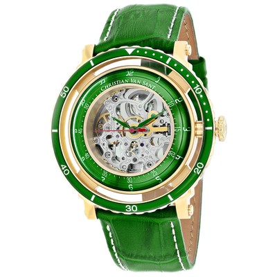 Pre-owned Christian Van Sant Men's Dome Silver Dial Watch - Cv0751