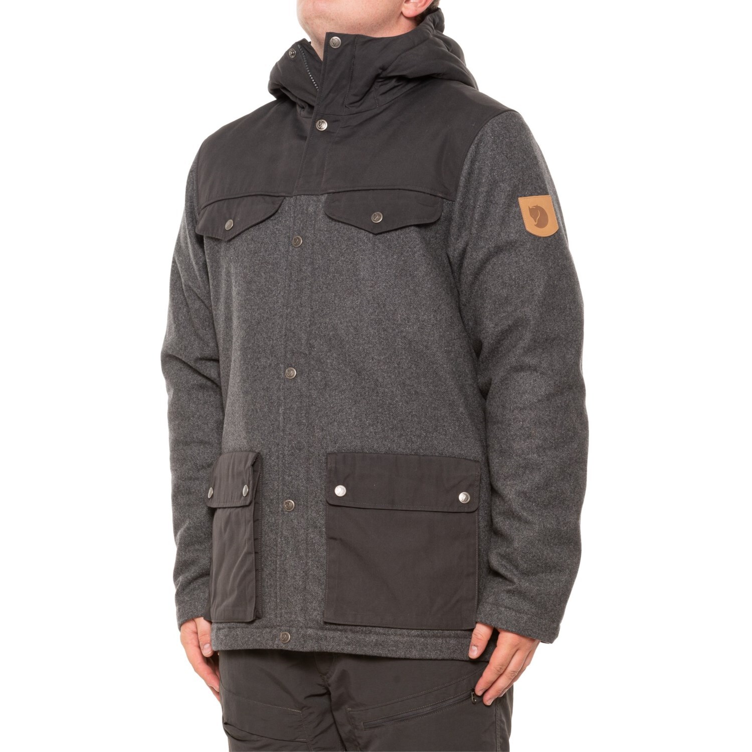 

Мужская куртка Fjallraven Greenland Re-Wool, размеры S, M, L, серого цвета, новинка, Серый