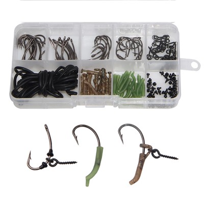 10 DRENNAN SUPER SPECIALIST BARBEL TEFLON COATED CARP FISHING HOOKS 10PCS 8 12