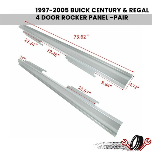 Для ПАРЫ ВНЕШНИХ ПОВОРОТНЫХ ПАНЕЛЕЙ BUICK CENTURY И BUICK REGAL 4DR 1997-05 ГОДОВ ВЫПУСКА!!